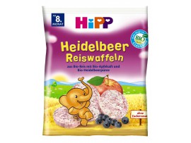 HiPP BIO черничные рисовые хлебцы 35 г